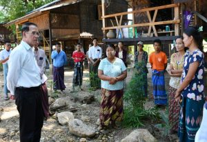 Resilient and strong social community activities underway in disaster-affected Tatkon villages